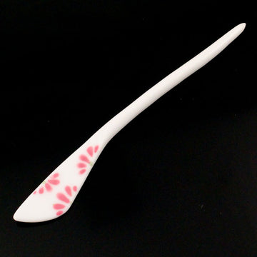 Handmade Porcelain China Freeform Hair Stick Pink Flowers